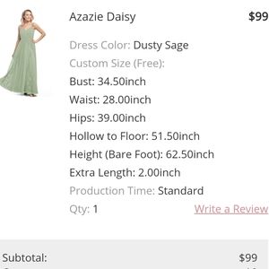 Azazie Dresses - Azazie Daisy Dusty Sage Dress Azazie Dresses - Azazie Daisy Dusty Sage Dress